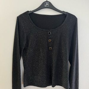 006 - Black with silver shine. 3 bottoms . Size M . Worn once